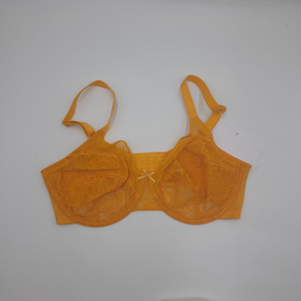 HSIA Bundle of Three Enchante Lace Underwire Bra in Black Yellow Cream 34D/DDD - Picture 6 of 8